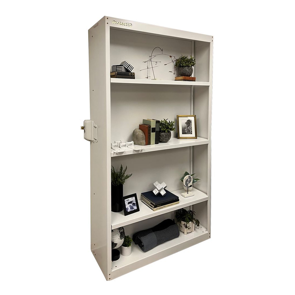 Protective Bookcase - White
